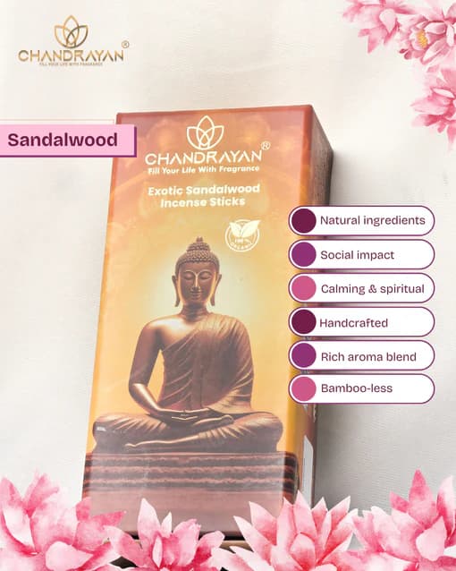 Chandrayan Sandalwood Classic Incense Sticks